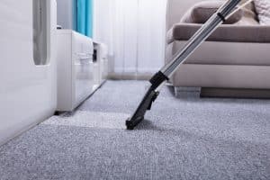 Cleaning A Carpet